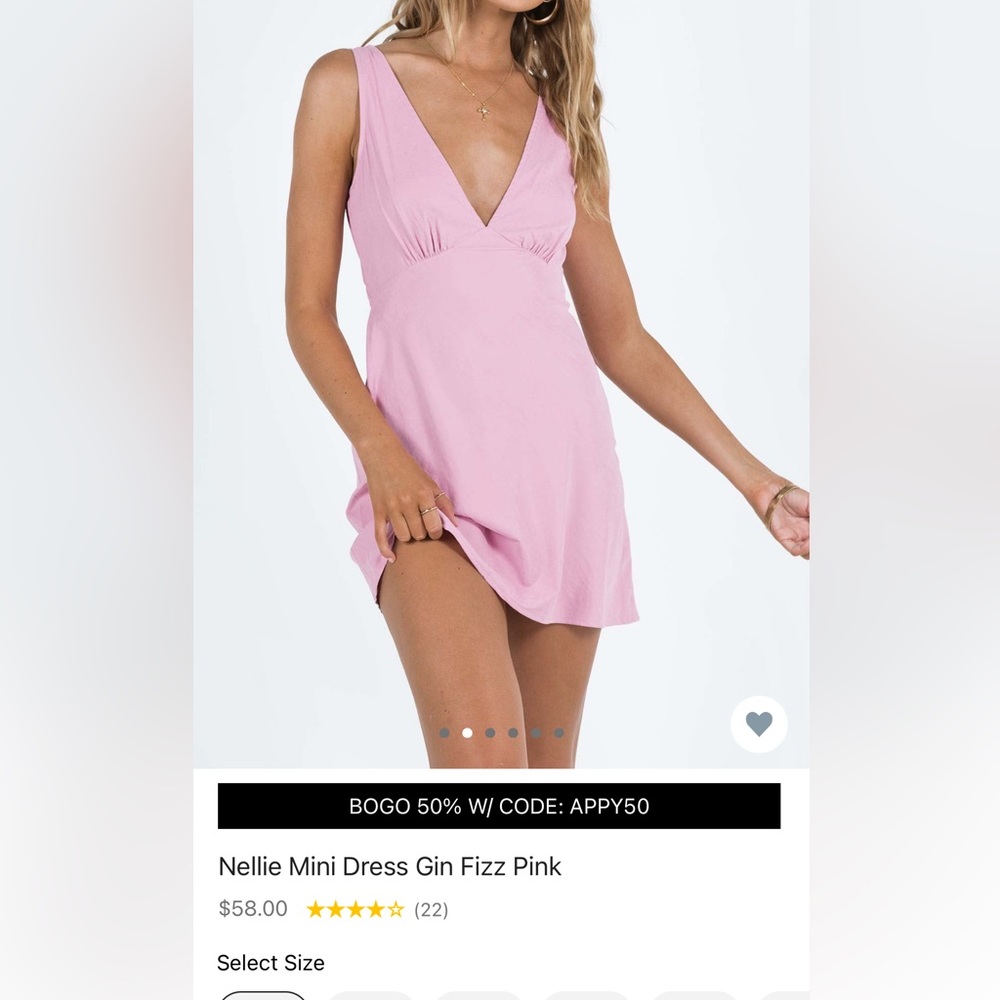 Pink Princess Polly Nellie Dress